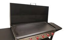 FACTORY SECONDS:  Hinged Cover for Camp Chef FTG900 Flat Top Griddle- 6 Burner - Black
