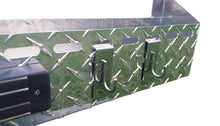 Front Tool and Bottle Tray for 36-inch Blackstone Griddle, Diamond Plate Aluminum