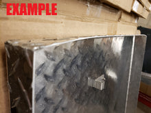FACTORY SECONDS:  Front Tool and Bottle Tray for 36-inch Blackstone Griddle, Diamond Plate Aluminum