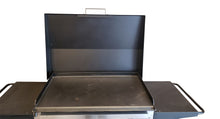 FACTORY SECONDS:  Hinged Cover for Camp Chef FTG600 Flat Top Griddle- 4 Burner - Black