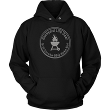Backyard Life Gear Logo Hoodie - Dark Colors - American Apparel Mens