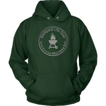 Backyard Life Gear Logo Hoodie - Dark Colors - American Apparel Mens